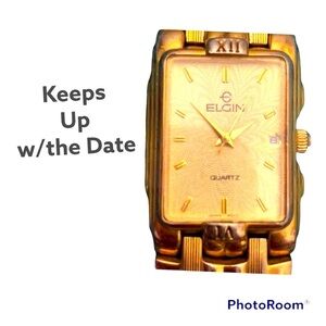 Beautiful Vintage Elgin Gold Watch